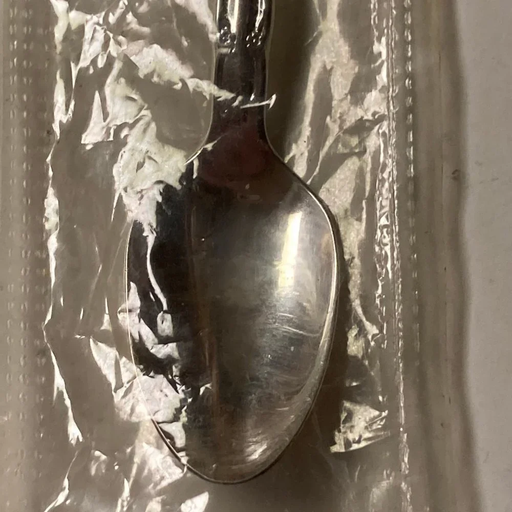 Vintage NEW Infant Spoon - Affection by Oneida Community Silverplate Flatware